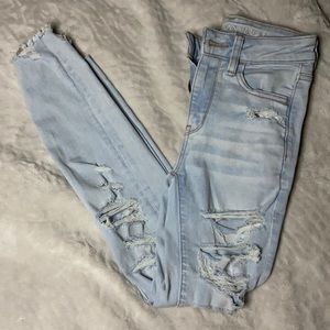 American Eagle Distressed Light Wash